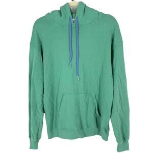Daydreamer Teal Hoodie Sweatshirt Size XS NWOT